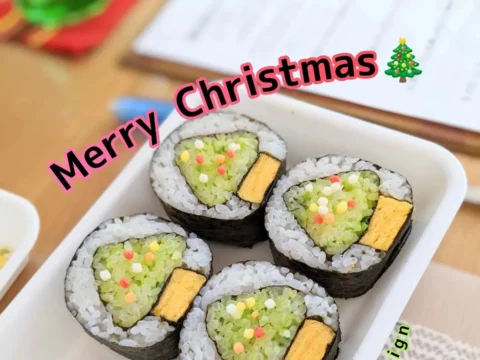イベント名：クリスマスの飾り巻き寿司レッスン